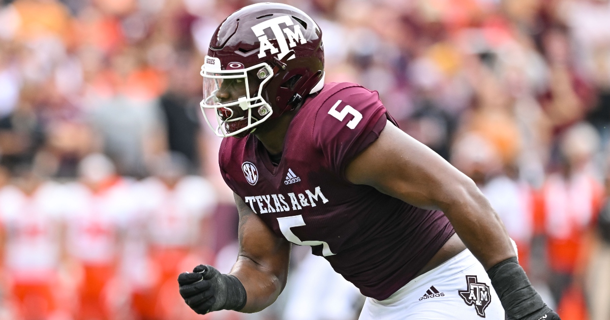 Texas A&M defensive lineman Shemar Turner 